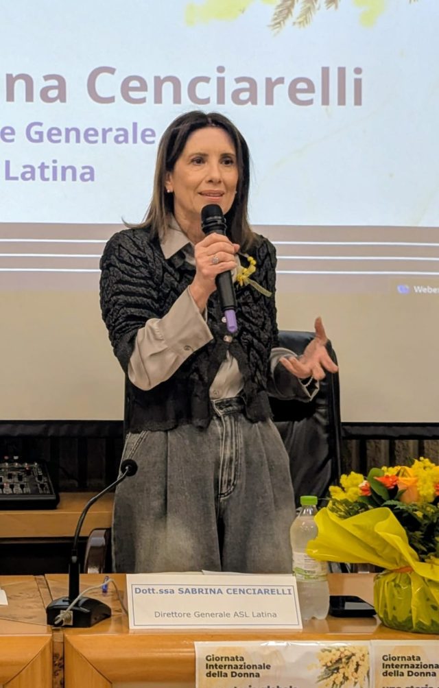 Sabrina Cenciarelii DG ASL Latina (1)