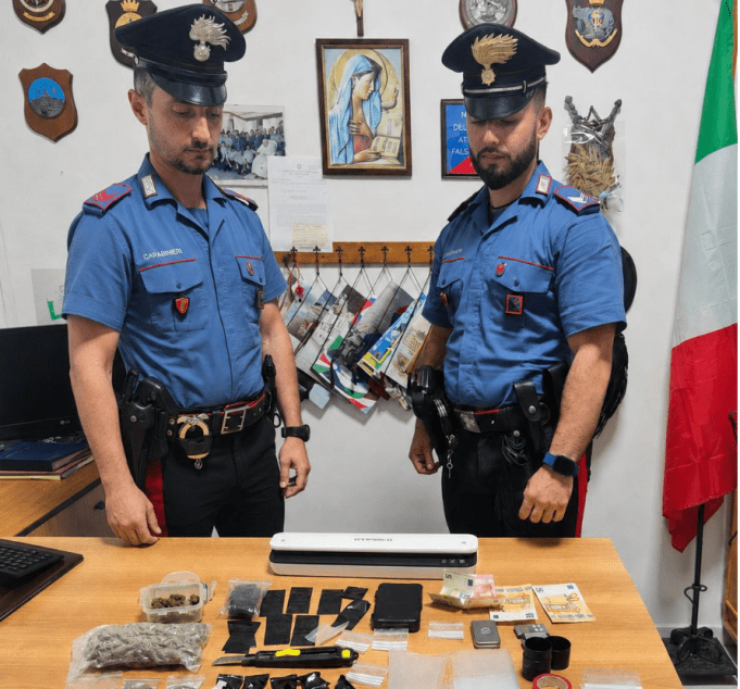 carabinieri latina droga