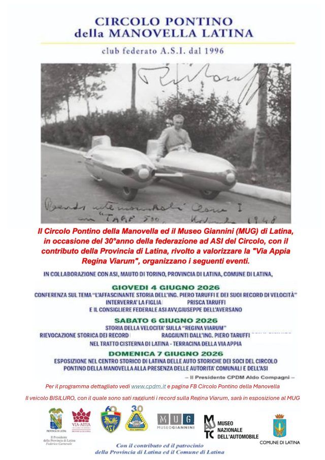 latina-Circolo manovella anniversario