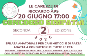 Aprilia- Torna il “Concorso simpatia”: sfilata canina, premi e adozioni il 20 giugno