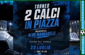 Calcio, giovedì si svolgerà il Memorial Aldo Mannarelli