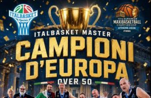 Basket, Ruben Polselli campione europeo Over 50 ad Atene