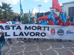 “Non si puo’ morire di caldo” Manifestazione di CGIL CISL UIL dopo le due tragedie