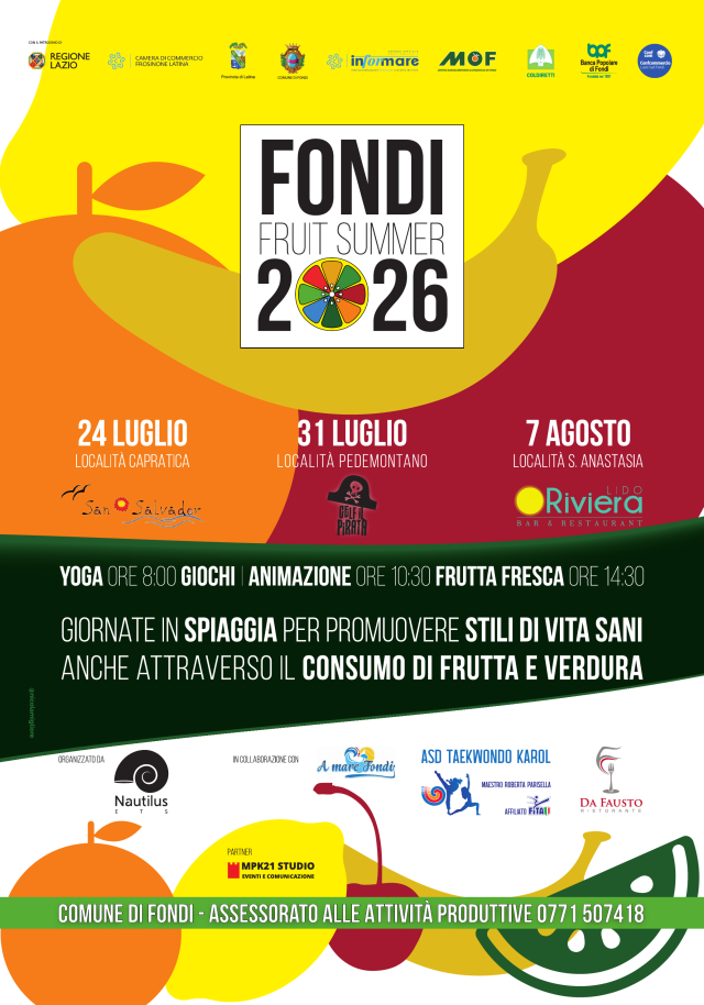 Locandina Fondi Fruit Summer