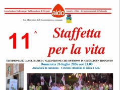 A Sabaudia l’XI edizione della Staffetta per la Vita, organizzata dall’Aido. Domenica 26 luglio, Piazza del Comune