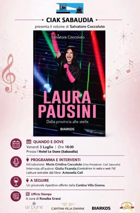 Sabaudia-libro Pausini Coccoluto