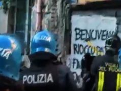 Nuovo sgombero all’alba al Bencivegna occupato, identificati 60 anarchici