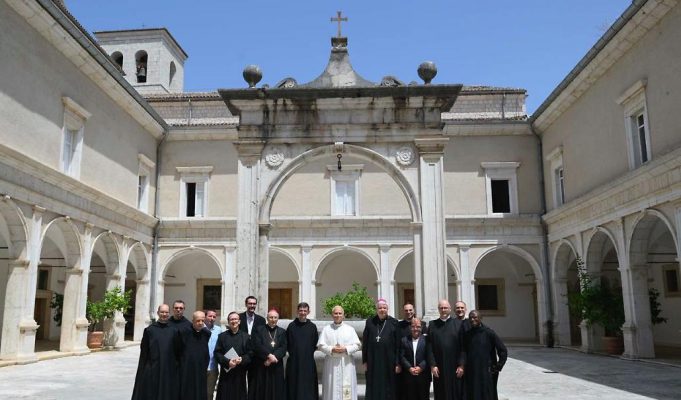 La prima volta di Papa Leone all’abbazia di Montecassino in visita privata