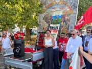 Anche il segretario Landini davanti al Tribunale per il processo per l’uccisione di Satnam